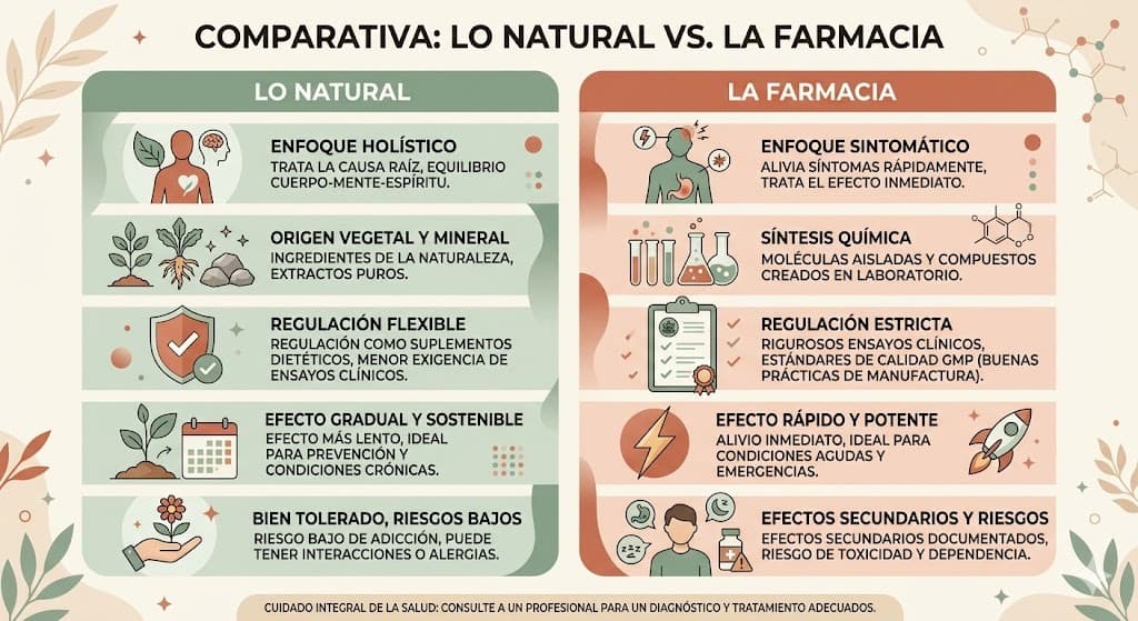 Comparativa de ingredientes naturales vs productos de farmacia para piel seca