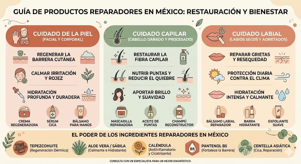 Ranking de cremas reparadoras disponibles en México con precios y puntos de venta